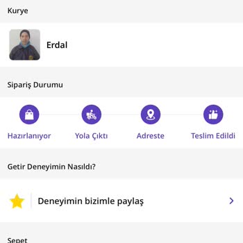 Getir Büyük Keyfe Keder Sipariş İptali
