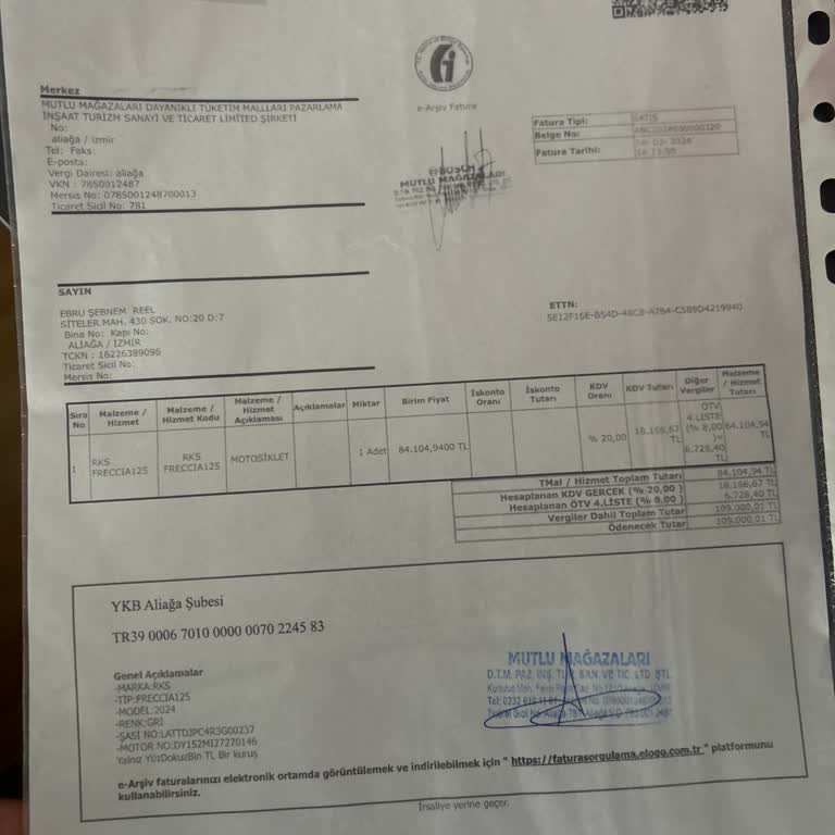 RKS Motor RKS Üretim Hatası