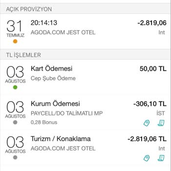 Agoda 2 Kere Para Çekme Sorunu