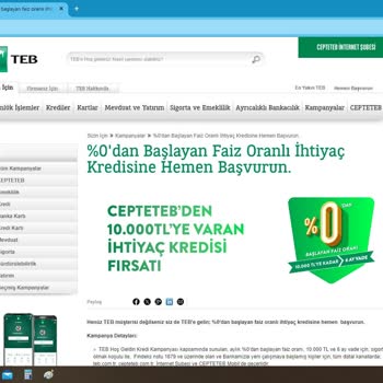 TEB Banka Aldatması Türk Ekonomi Bankası