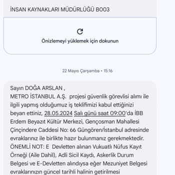 İBB - İstanbul Büyükşehir Belediyesi İs Başı Tarihim Revize Edildi Mağduriyetim Var