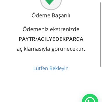 Acilyedekparca.com Ürünlerimi Göndermedi Ücret İadesi Yapmadı