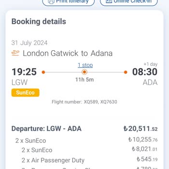 Sunexpress Londra-Antalya Habersiz Uçuş İptali Ve Sonrası Mağduriyet