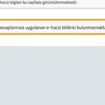 Garanti Bankası E Haciz
