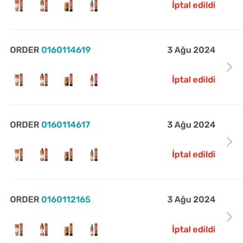 Watsons Onlinedan İptal Ettiğim Siparişim Kargoya Verilmiş.