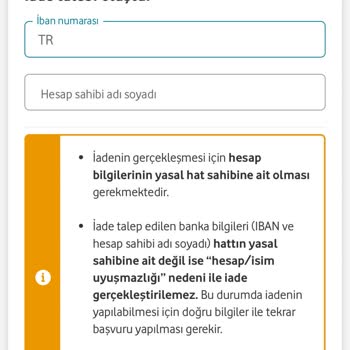 Vodafone 1600 TL İadesi İçin 3 Aydır Bekliyorum