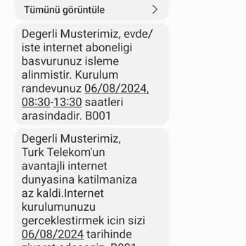 Türk Telekom İnternet Kurulumunu Yapmıyor