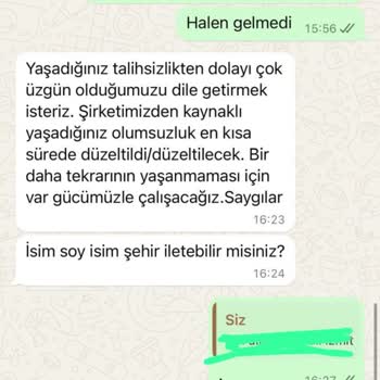 Trendyol 1.5 Aydır Gelmeyen Ürünü Teslim Edildi Olarak Bildirdiler