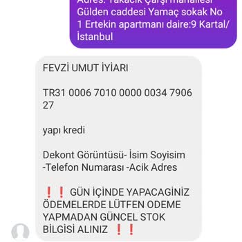 sandalye.home Instagram'dan Sipariş Verdiğim Sandalye Gelmedi