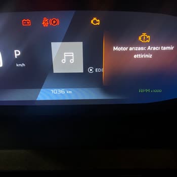 2024 Model Peugeot Rifter Motor Şanzıman Arızası