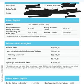 Bireysel Emeklilik Anadolu Hayat Emeklilik A. Ş.