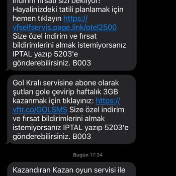 Vodafone İletişim İzinlerini İptal Edememe Ve Müşteri Hizmetleri Sorunu