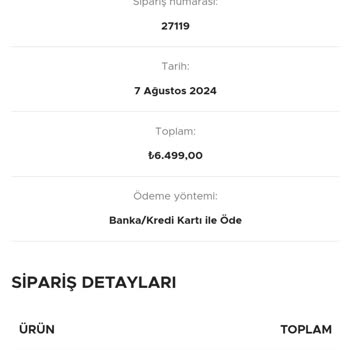 Modern Concept Karttan Para Gitti Ürün Yok