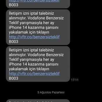 Vodafone'un Reklam SMS'leriyle Mücadele: İzin İptali Sorunu