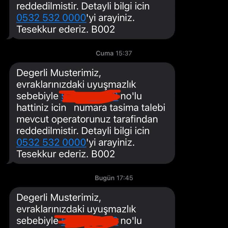 Vodafone'da Operatör Taşıma Sorunu Ve Yetersiz Müşteri Hizmetleri