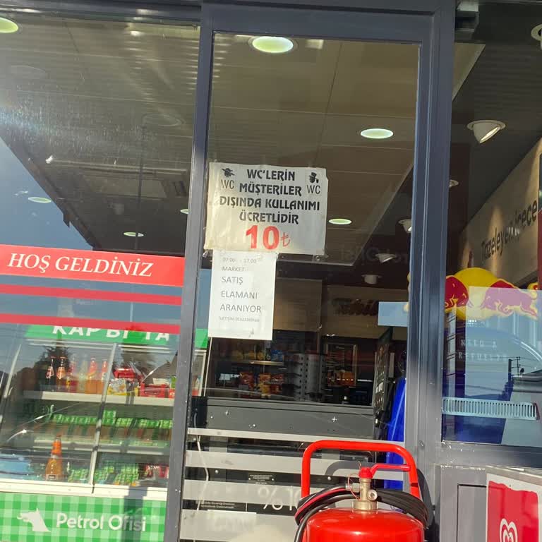 Petrol Ofisi Yakıt İstasyonu İzmir Menderes 10 TL WC Ücreti