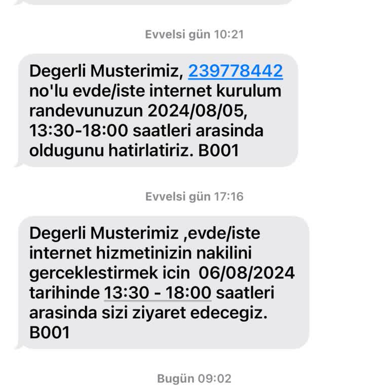 Türk Telekom Nakil Randevusu Sorunu