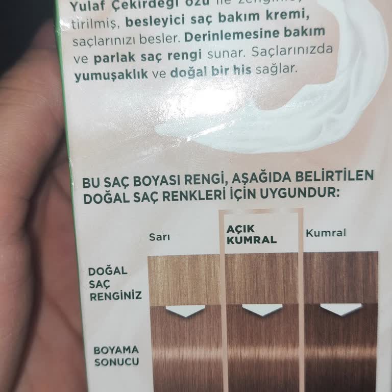 Palette 7.0 Kumral Sarı Saçlarımı Kahverengi Yaptı