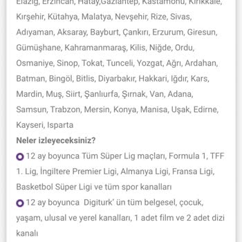 Digiturk Kampanyadan Yararlandırmamak