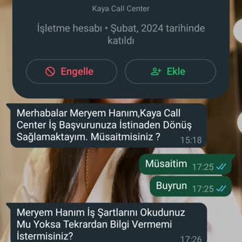 Kaya Call Center Home Office İş İlanı