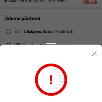 Vodafone Yanımda Uygulaması Sürekli Hata Veriyor Ve Müşteri Hizmetlerine Ulaşamıyorum