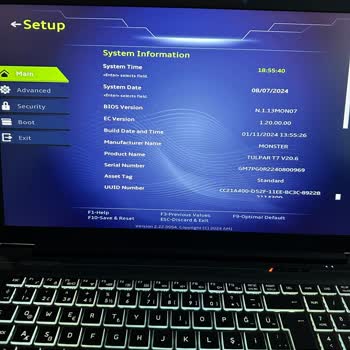 Monster Bilgisayar Ekran Hatası