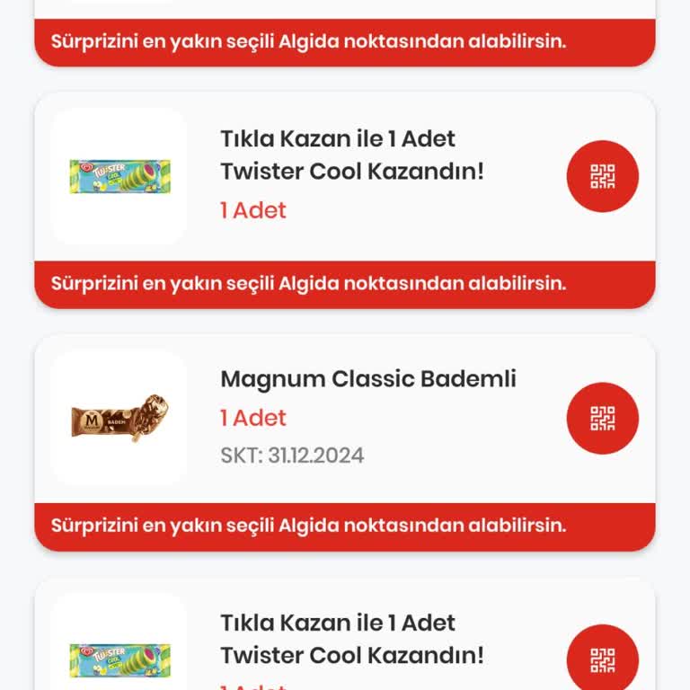 Algida Hediye Dondurma Sorunu