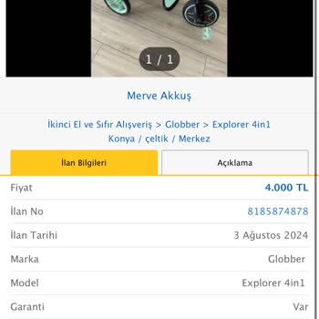 Sahibinden Gardrops Üzerinden Yanıltıcı Satış Deneyimi