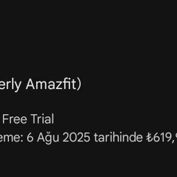 Google Play Zepp Amazfit Para İadesi Yapılmadı