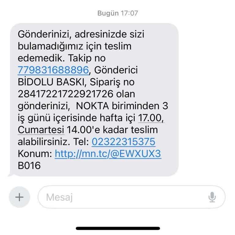 MNG Kargo Ben Sizi Bulamadım Adresimde