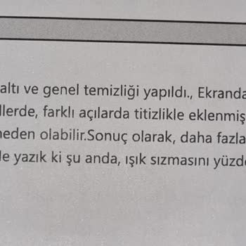 Monster Laptop Ekranı Ölü Piksel