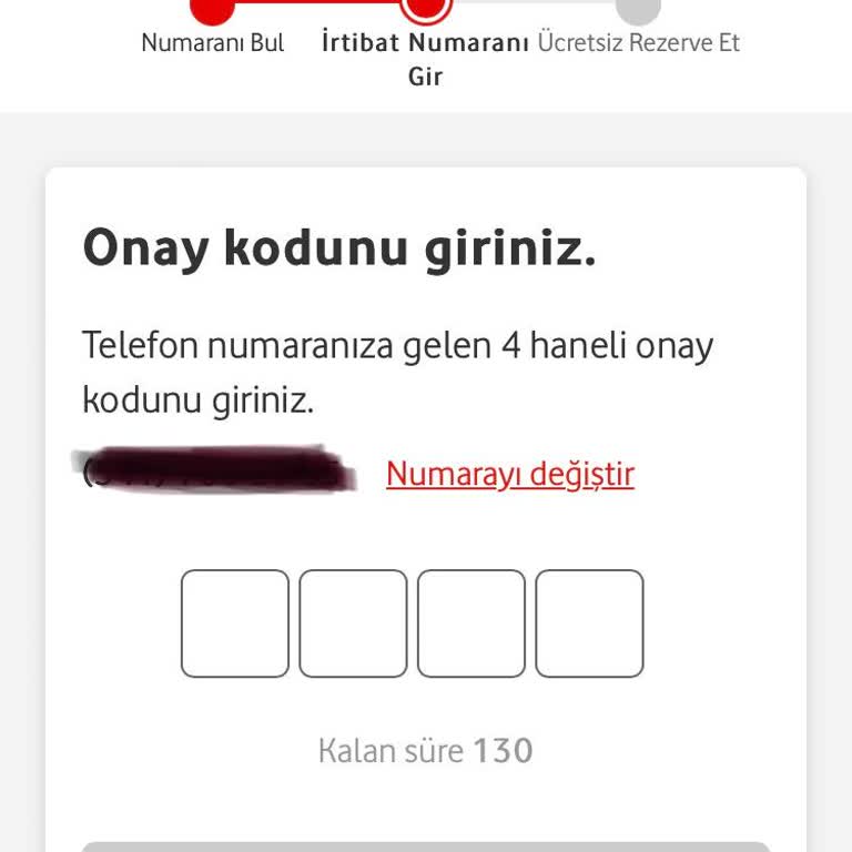 Vodafone Yanımda Uygulamasına Giriş Sorunu