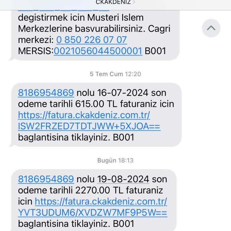 Ck Akdeniz Fahiş %400 Faturaya Zam Artışı