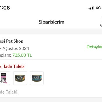 Trendyol GO Kartımdan 64 Lira Fazla Para Çekti.