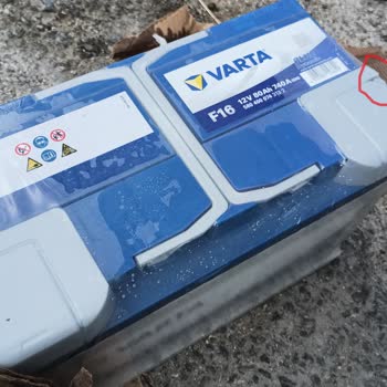 Alizemarin'den Alınan Ve Çalışmayan Akü