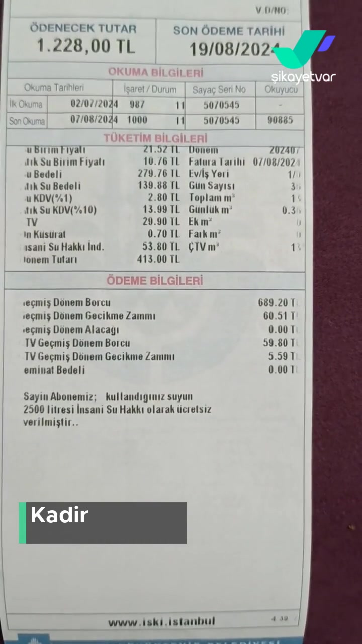 İSKİ'nin Fahiş Fiyat Uygulaması videonun kapak resmi