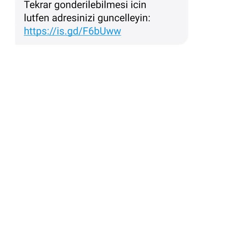 Yurtiçi Kargo Yanlış Adres Nedeniyle Paket İadesi Sorunu
