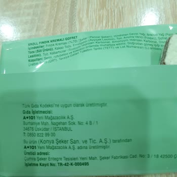 A101 Xroll Tadında Acımsılık