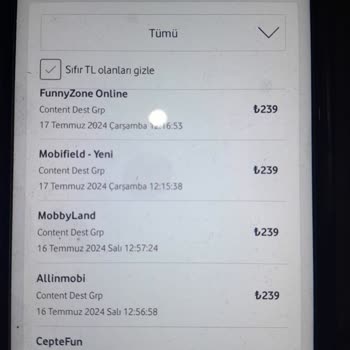 Vodafone Üzerinden İzinsiz Abonelikler Ve Fatura Sorunu