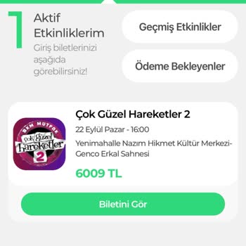 Bubiletten Aldığım Bilet Para Çekilmesine Rağmen Görünmüyor