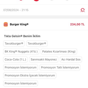 Burger King Zümrütevler Şubesinde Sipariş Teslim Sorunu