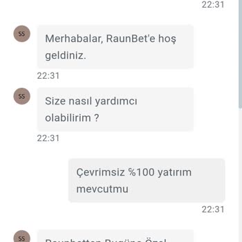 Raunbet Canlı Destek Ve Ödeme Sorunları