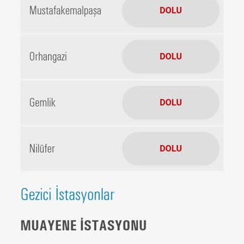 Tüvtürk Muayene İstasyonları Doluluğu Ve Gecikme Cezası