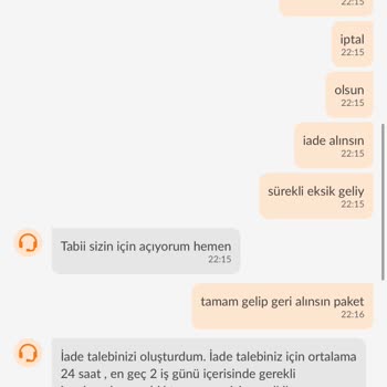 Trendyol GO Asistan Çözümsüzlüğü