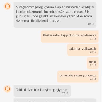 Trendyol GO Asistan Çözümsüzlüğü