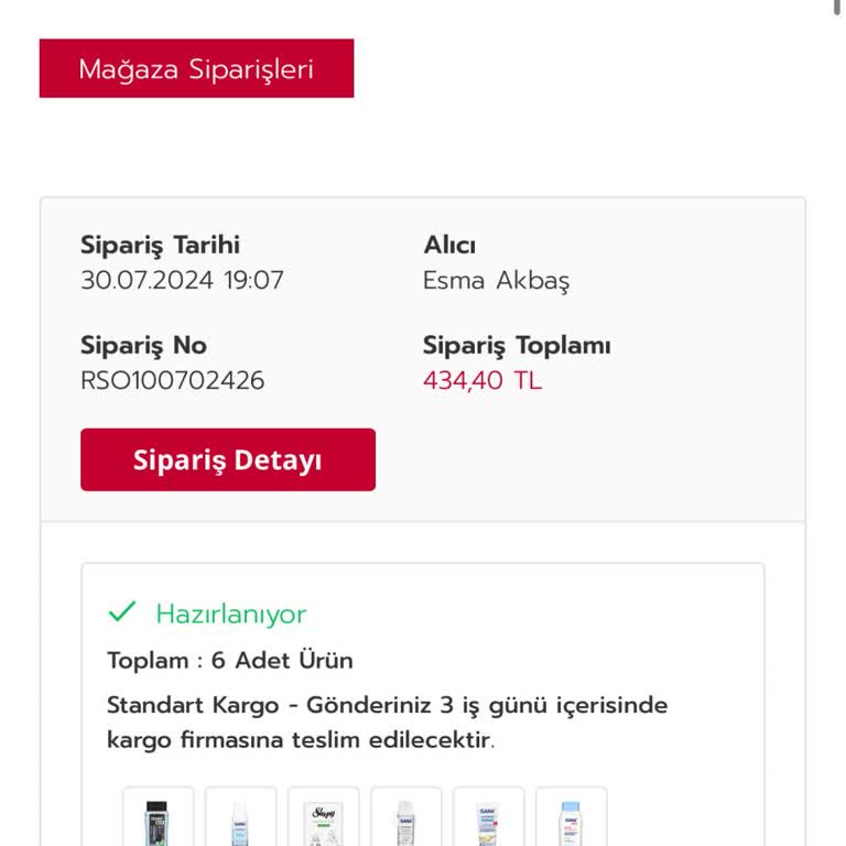 Rossmann Online Alışveriş Sorunsalı