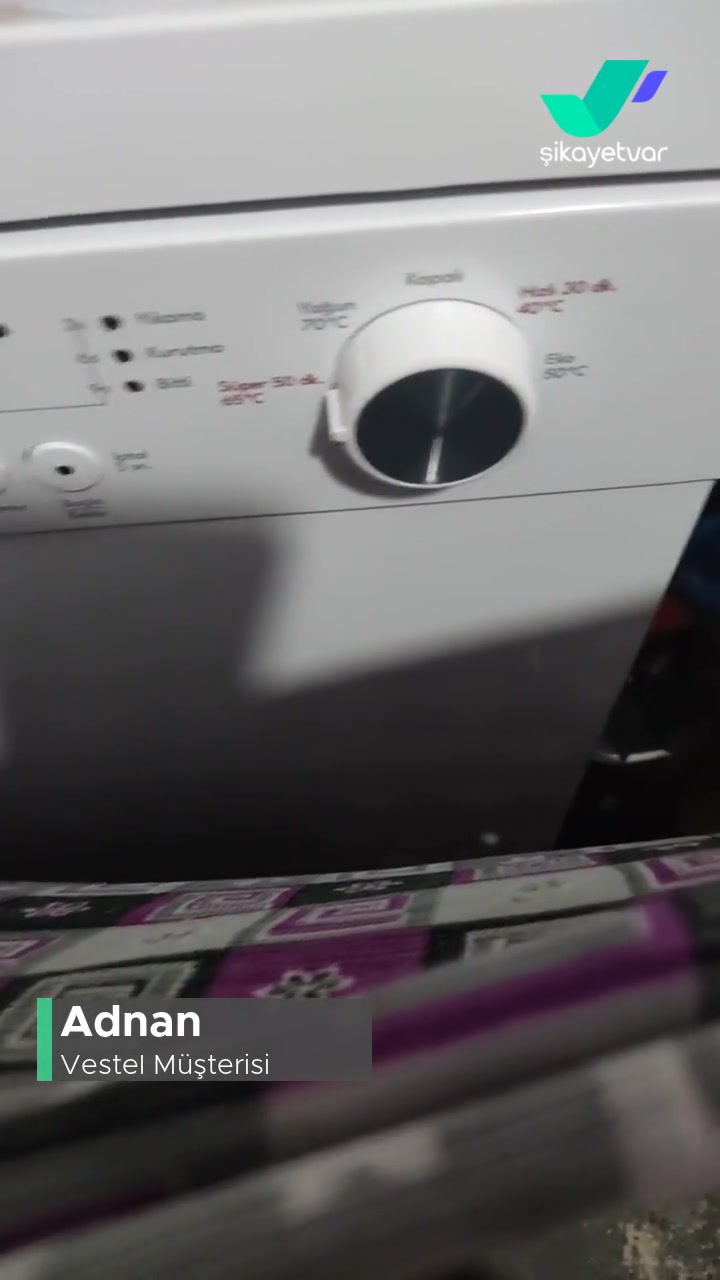 Vestel Bulaşık Makinesi Arızalı Geldi! videonun kapak resmi