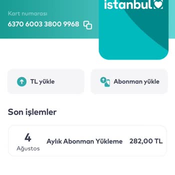 İstanbul Kart Abonman İptali