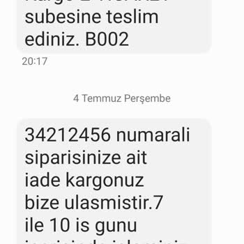 Sefamerve 1 Ay Geçti Para İademi Yapmıyor