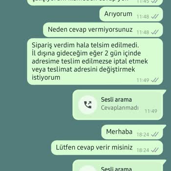 Qarmacha Ürünüm Gönderilmedi Siteye Ulaşamıyorum